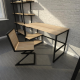 Письменный стол в стиле Loft офисный — 120×60×76 см (MSM)