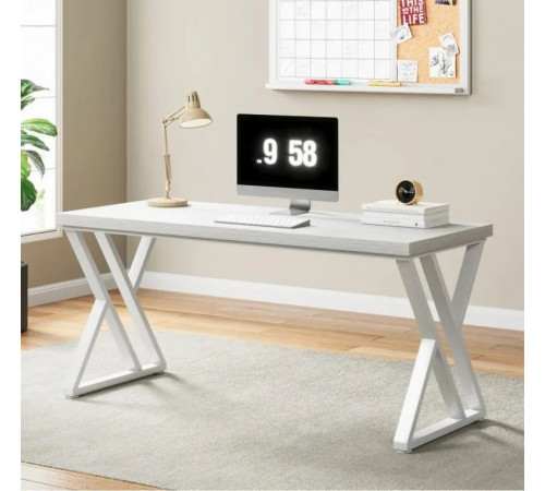 Письменный стол для обучения – 140×60×75 см (металлический каркас)