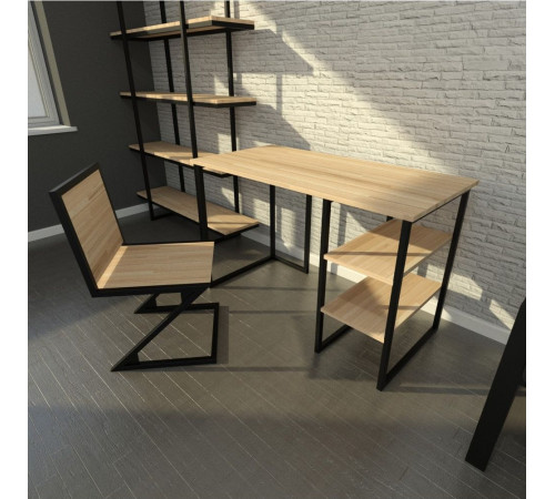 Письменный стол в стиле Loft офисный — 120×60×76 см.