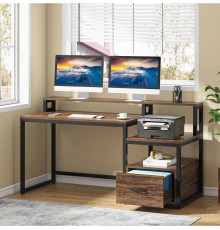 Письмовий стіл з полицями та ящиком для файлів