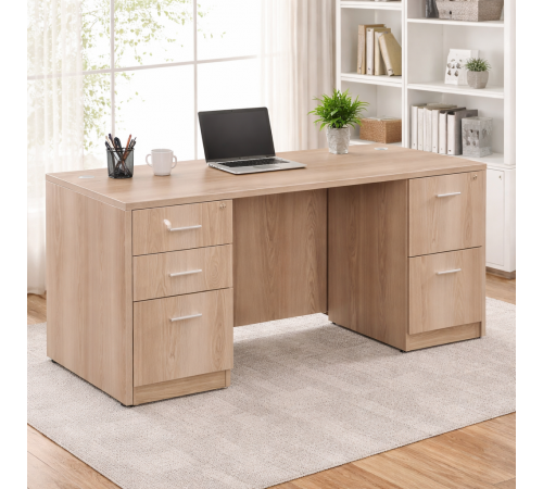 Письменный стол At Work на двойной подставке – стиль Loft