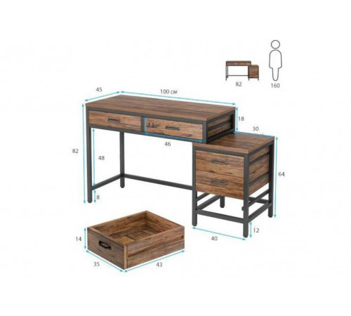 Компактный стол — MSMLOFT.