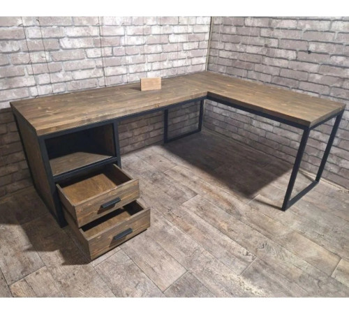 Великий кутовий стіл L-подібний (200×150 см) — професійна станція для продуктивної роботи