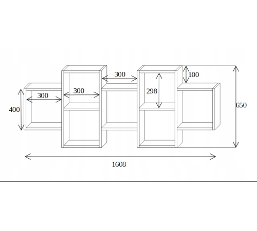 Подвесная полка SEBA