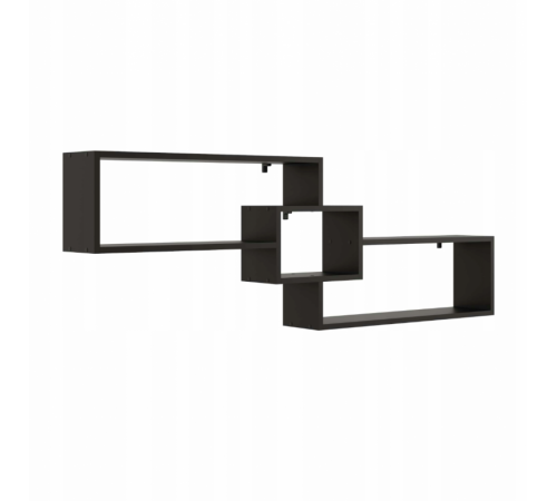 Подвесная полка LOFT черная