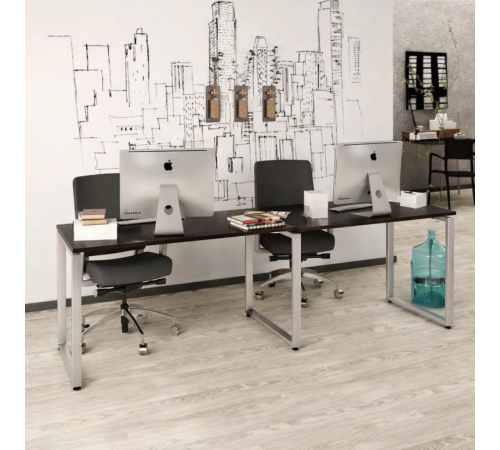 Подвійний письмовий стіл Loft Q-135-2 (240 × 70 × 75 см)