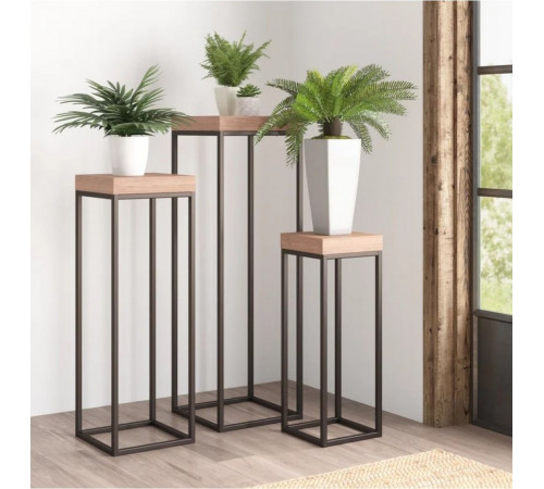 Подставка для растений Billye – набор из 3 шт. (110×35×35 см)