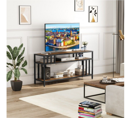 Подставка до 75″ с открытыми полками – MSMLOFT