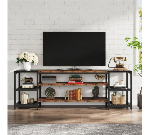 Подставка до 85″ с трехуровневой полкой — MSMLOFT