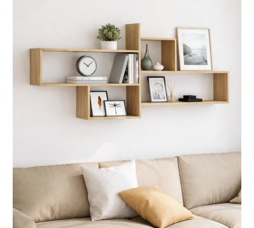 Полка VidaXL дуб Сонома