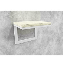 Полиця Айсберг 02/40 білий/білий MSMLOFT