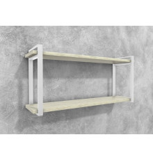 Полиця Айсберг 120 білий/білий MSMLOFT