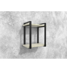 Полиця Айсберг Лофт 40 чорний/білий MSMLOFT