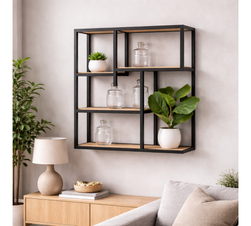 Книжная настенная полка от МСМ