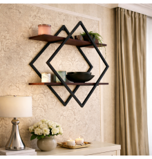 Полка 60х60х20 см, черная