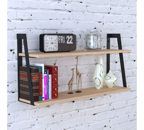 Полка PL-5 - MSMLOFT, две полки 68×20×40 см