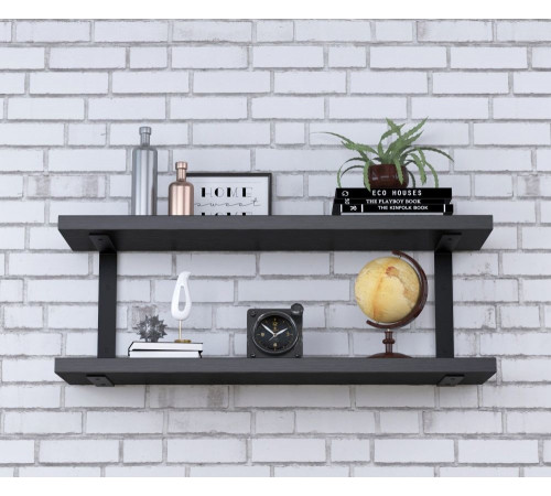 Полка PL-C-32 — MSMLOFT, 2 полки, металлический каркас.