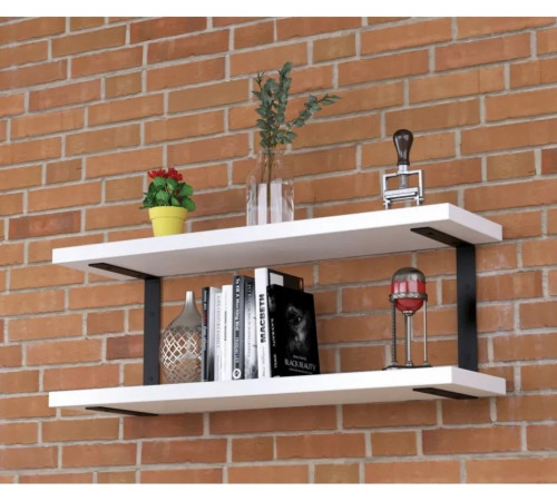 Полка PL-C-32 — MSMLOFT, 2 полки, металлический каркас.