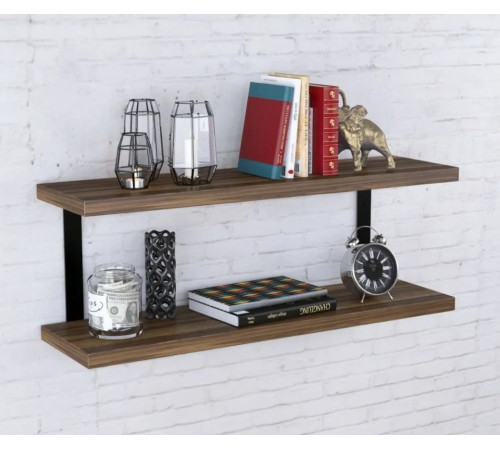 Полка PL-C-32 — MSMLOFT, 2 полки, металлический каркас.