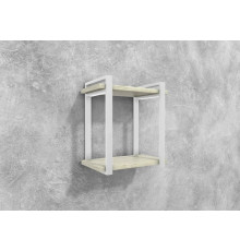 Полка Айсберг Лофт 40 белый/белый MSMLOFT