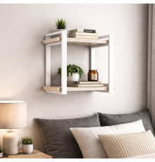 Полка Айсберг Лофт 40 белый/белый MSMLOFT