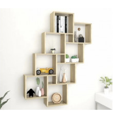 Полка из ДСП VidaXL 90 x 15 см, дуб сонома