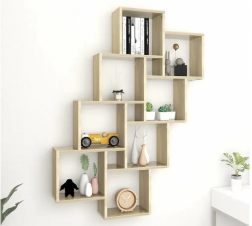 Полка VidaXL 90×15 см дуб Сонома