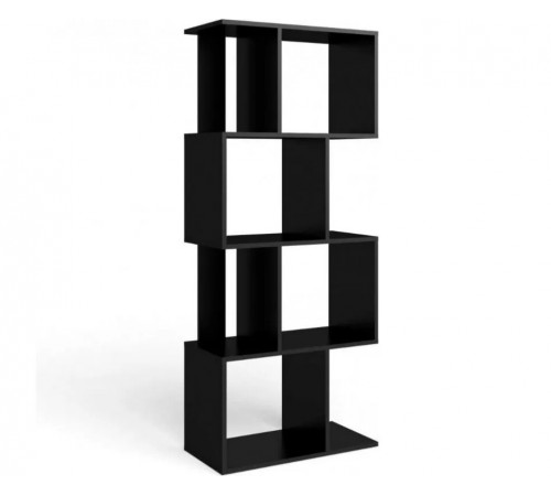 Полка-стеллаж Movelbento Black MSM – стильная черная лофт-полка