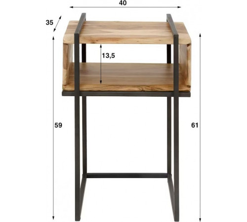 Прикроватный столик MELBOURNE — лофт дизайн