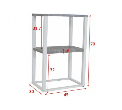 Прикроватный столик Rise – стильный лофт-акцент