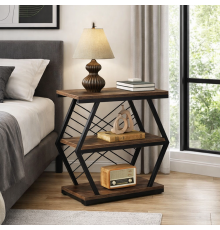Приставной столик Tribesigns с 3 полками