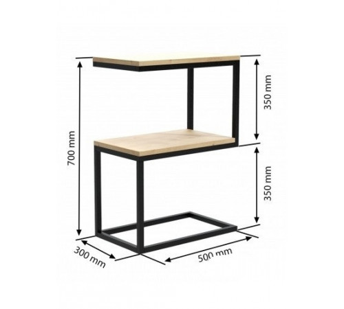 Приставной столик Tab-183 от MSMLOFT