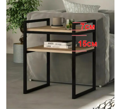 Приставний столик Tab-219 в стилі Лофт