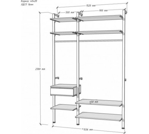 Передпокій Алегра модуль 37