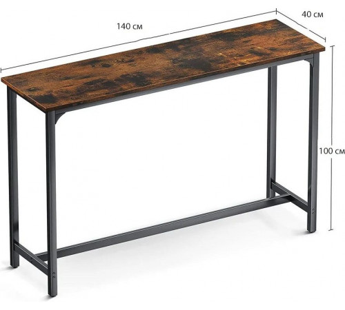 Прямоугольный барный стол ODK 140×40 см