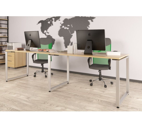 Двойной письменный стол Loft Q-135-2 (240×70×75 см)