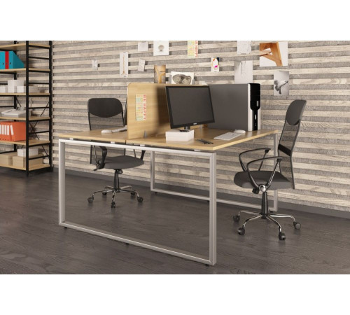 Двойной письменный стол Loft Q‑140