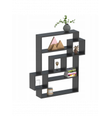 Підвісна полиця для іграшок, книг, чорний