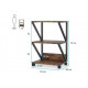 Підставка-візок Cart  на колесах (75×50×40 см)