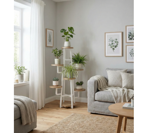 Підставка для квітів Сарамага від MSM: Стильний лофт стелаж для дому та саду