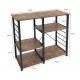 Кухонна підставка Rack (90x40 см) – 3-ярусна стійка з посиленим каркасом