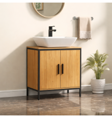 Подставка под раковину, шкафчик с 2 дверцами, 60x30x60 см