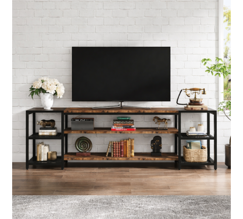 Подставка до 85″ с трехуровневой полкой — MSMLOFT