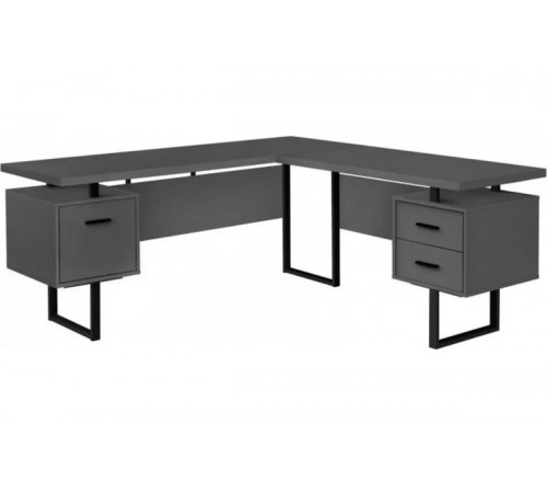 Рабочий стол L‑формы — 180×180×76 см.