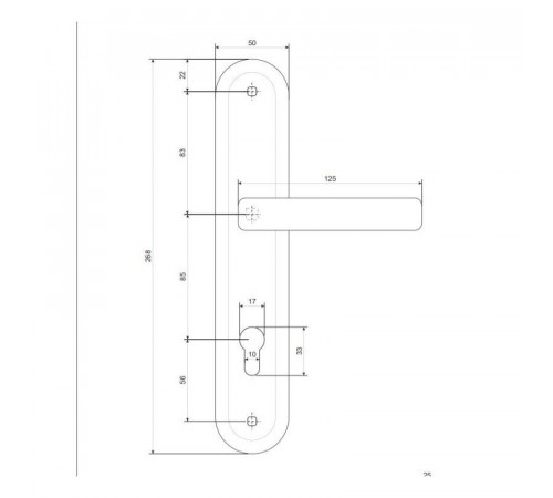 Ручка IMPERIAL 85-0423 AB