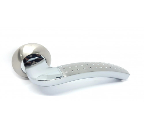 Ручка Kedr на розетке HRoz-07.026-AL SN/CP