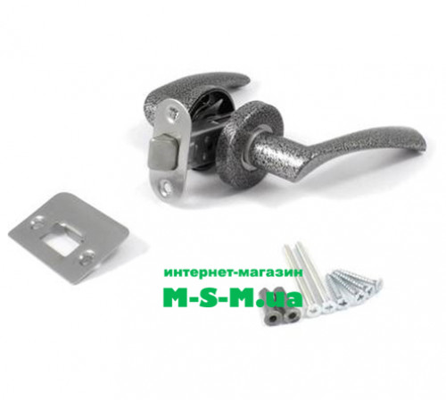 Ручка защелка Арико ЗЩ 114-5 серебристый антик