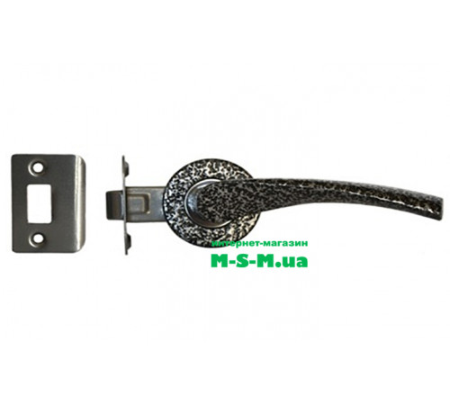 Ручка засувка Аріко ЗЩ 114-5 сріблястий антик