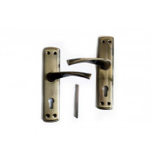 Ручка на планке под цилиндр Partner 77мм CP