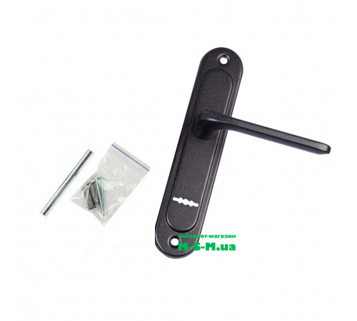 Ручка на планке Арико 77 Roboquattro сувальдная черная